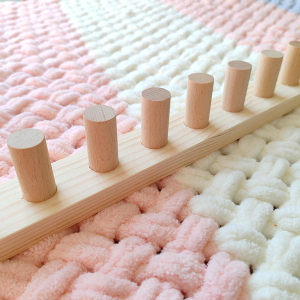 18” Chunky Knitting Blanket Loom - Custom Knitting Loom